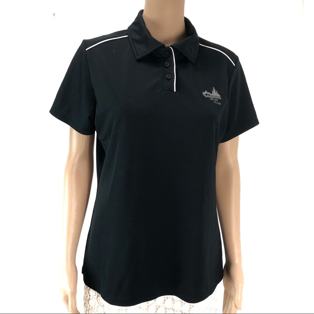 Under Armour with collar blue & white t-shirt (23)